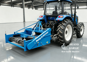Garlic Harvester with tractor