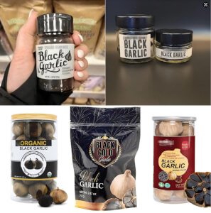 black garlic product